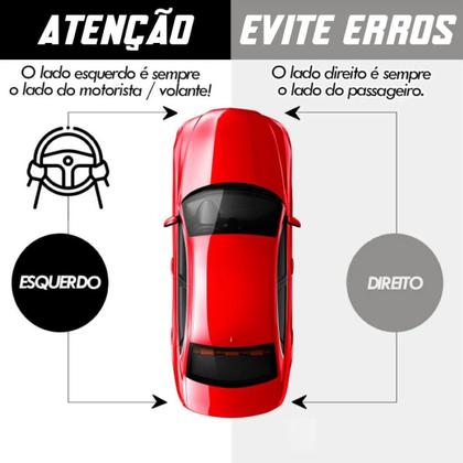 Imagem de Par Retrovisor Chevrolet D20 1993 94 95 96 97 98 Preto