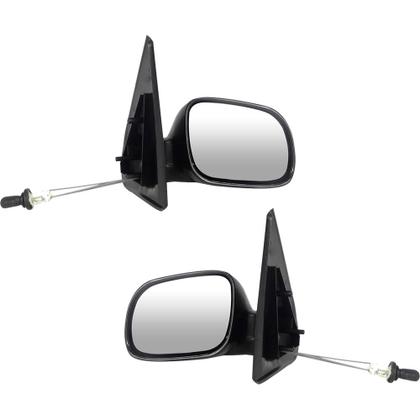 Imagem de Par Retrovisor Externo Gol Parati Saveiro G3 00/05 Gol Parati 06/13 Saveiro G4 06/10 Controle Le+ld