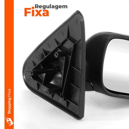 Imagem de Par Retrovisor Externo Gol Saveiro G3 G4 1999 a 2014 2 Portas Fixo