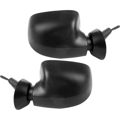 Imagem de Par Retrovisor Externo Logan Sandero 10/12 Stepway 09/12 com Controle Le + Ld