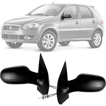 Par Retrovisor Fiat Palio Siena 2008 a 2010 4 Portas Preto Com Controle CarolCar Imagem de Par Retrovisor Fiat Palio Siena 2008 a 2010 4 Portas Preto Com Controle CarolCar