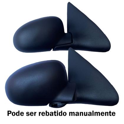 Imagem de Par Retrovisor Gol Bola Parati G2 1995 96 97 98 1999 Duas Portas com Controle