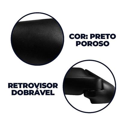 Imagem de Par Retrovisor Gol G3 Fase 1 e 2 G4 2 portas s/ controle