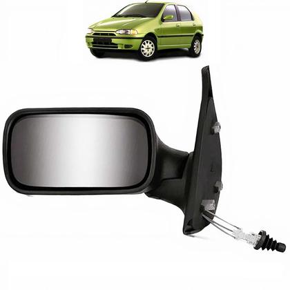 Imagem de PAR Retrovisor Palio 96 97 98 99 2000 4 Portas com Controle 