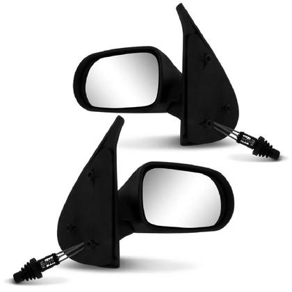 Imagem de Par Retrovisor Palio Fire 2001 2002 2003 C/ Controle 4 Portas
