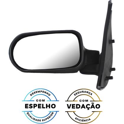 Imagem de PAR Retrovisor Palio Siena 4 Portas 2001 2002 2003 Sem Controle
