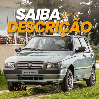 Imagem de Par Retrovisor Uno Fire Flex 4 Portas 2006 2007 2008 2009 2010 Controle Manual