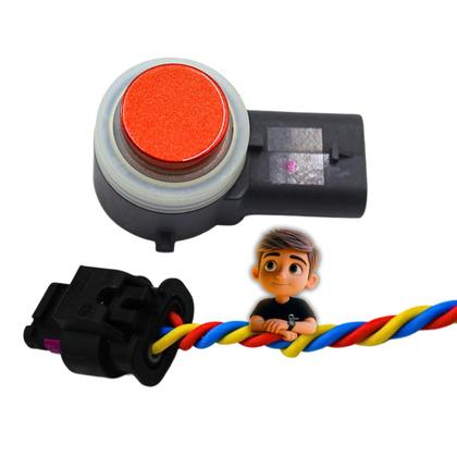 Imagem de Par Sensor Estacionamento + Chicote GM Onix Tracker 2020 Até 2022