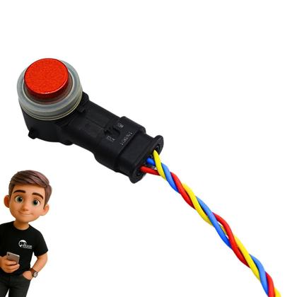 Imagem de Par Sensor Estacionamento + Chicote GM Onix Tracker 2020 Até 2022