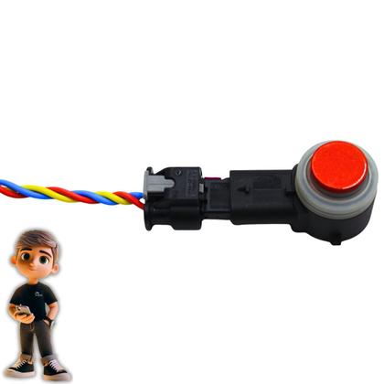 Imagem de Par Sensor Estacionamento + Chicote GM Onix Tracker 2020 Até 2022