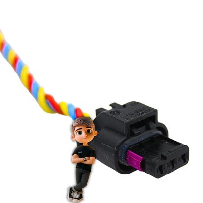 Imagem de Par Sensor Estacionamento + Chicote GM Onix Tracker 2020 Até 2022