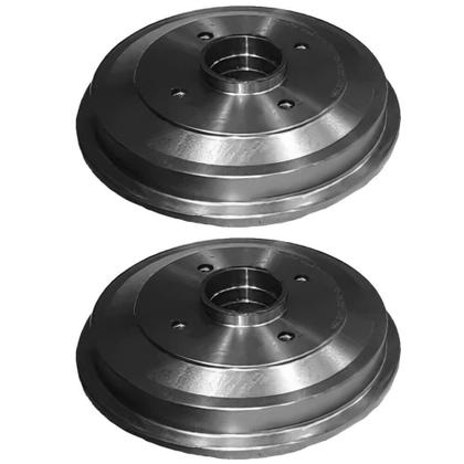 Imagem de Par Tambor Freio C3 206 207 208 2002 a 2020 Traseiro Com Cubo Hipper Freios HF733