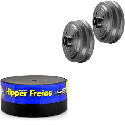 Imagem de Par Tambor Freio Traseiro Corsa 2002 a 2012 Hipper Freios