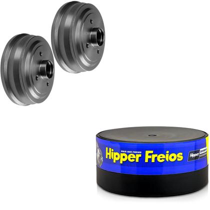 Imagem de Par Tambor Freio Traseiro Corsa 2002 a 2012 Hipper Freios