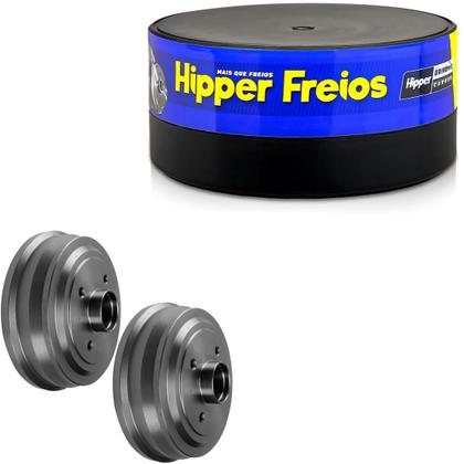 Imagem de Par Tambor Freio Traseiro Corsa 2002 a 2012 Hipper Freios