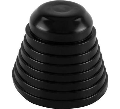 Imagem de PAR TAMPA BORRACHA FAROL UNIVERSAL DIAMETRO 65mm a 100MM ajustavel vw t cross polo virtus outros