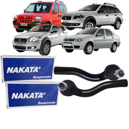 Imagem de Par Terminal De Direção Doblo Fiorino Siena Strada Mobi Palio Uno Nakata