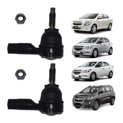 Imagem de Par Terminal Dianteiro Direito+ Esquerdo Direção Nakata Onix 2012 A 2016