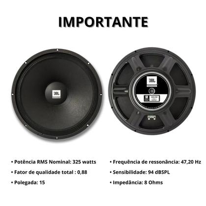 Imagem de Par Woofer 15  JBL 15PW PRO 325 Watts RMS - 8 Ohms