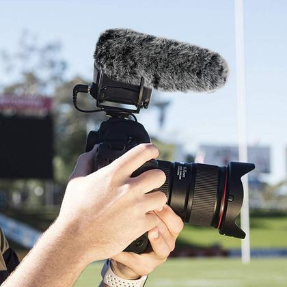 Imagem de Pára-brisas peludo para microfone de câmera Rode VideoMic Pro+