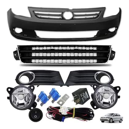 Imagem de Para-choque Gol Saveiro Voyage G5 + Kit Milha Auxiliar