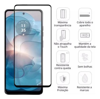 Imagem de Para Samsung Galaxy A07 Capinha Capa Case Anti Impacto e Pelicula de Vidro 3d