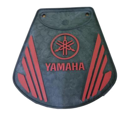 Imagem de Parabarro De Borracha Para Motos Logo Yamaha Vermelho