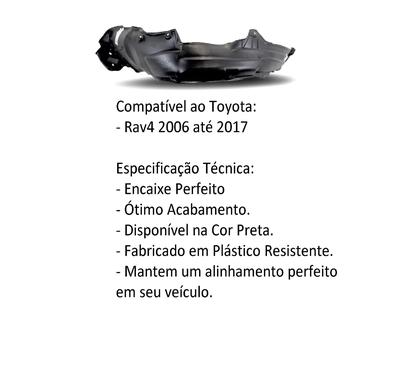 Imagem de Parabarro Dianteiro Rav4 2013 2014 2015 2016 2017 Direito