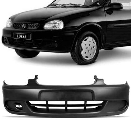 Imagem de Parachoque Dianteiro Corsa Hatch 99 a 2002 Preto Liso Dts