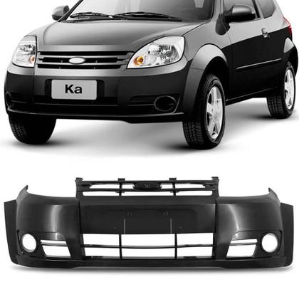 Imagem de Parachoque Dianteiro Ford Ka 2008 a 2011 Preto Liso Dts