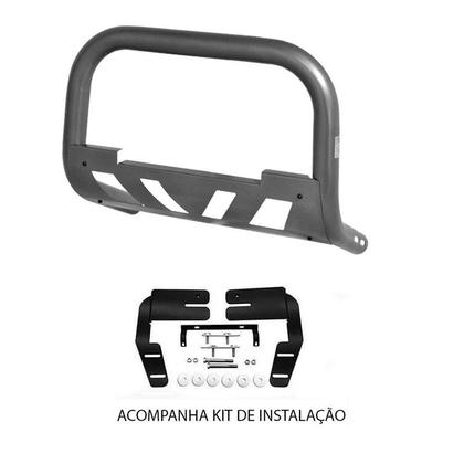 Imagem de Parachoque Quebra Mato Frontier 2017 Com Chapa Grafite