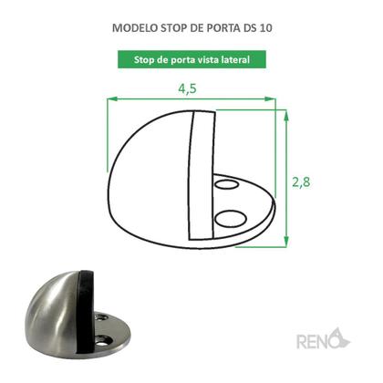 Imagem de Parador de Porta Inox magnético DS 10