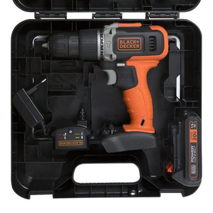 Imagem de Paraf/Furad 20V 80Aces Bat 1.5Ah Biv Maleta Black+Decker