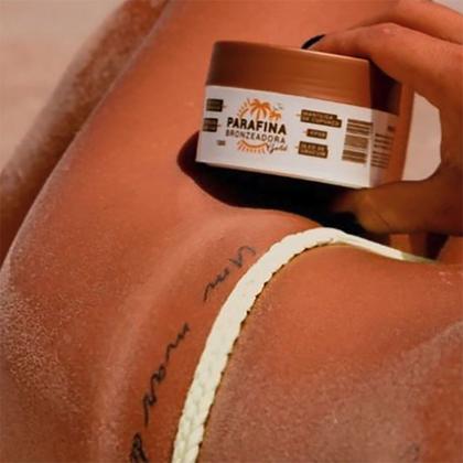 Imagem de Parafina Bronzeadora Gold LorKin Hidrata e Bronzeia: Bronzeamento Natural Imediato Hipoalergênica