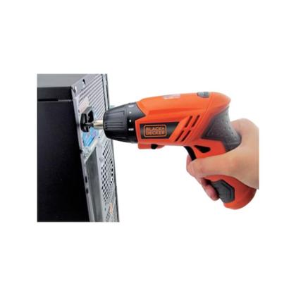 Imagem de Parafusadeira a Bateria 1/4" 6,35MM  4,8V LED 16 Acessórios - Black & Decker 