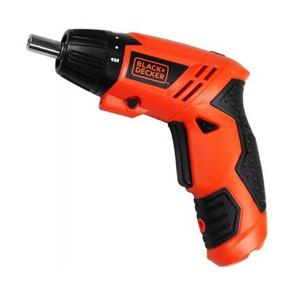 Imagem de Parafusadeira à Bateria Black Decker 1/4" 4,8v Kit 16 Peças + Maleta