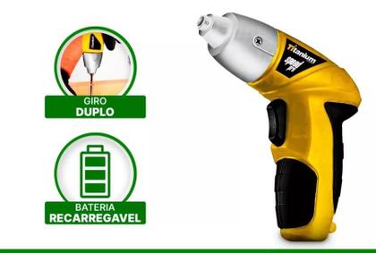 Imagem de Parafusadeira a bateria speed pro 4,8v bivolt