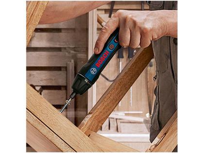 Imagem de Parafusadeira Bateria Bosch Go 3,6v Bivolt 2ªgeração Com 2 Bits
