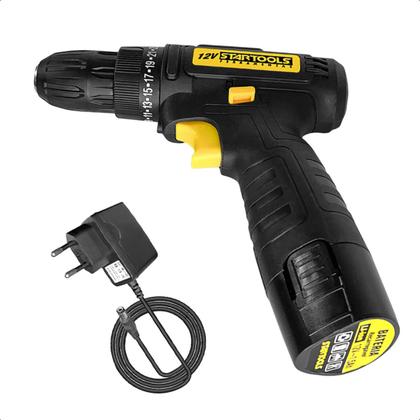 Imagem de Parafusadeira Bateria Recarregável 1.5ah Furadeira 12v Portátil Sem Fio Com Luz Led 25 Velocidades