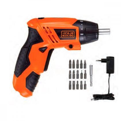 Imagem de Parafusadeira Black & Decker Bateria 4.8V Com Led Com 2 Posicoes 16Ac Kc4815B-Br