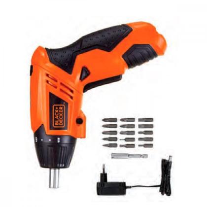 Imagem de Parafusadeira Black & Decker Bateria 4.8V Com Led Com 2 Posicoes 16Ac Kc4815B-Br