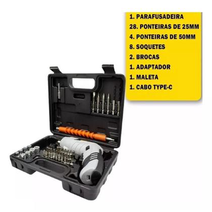 Imagem de Parafusadeira com Maleta: Organização e Eficiência em um Único Pacote