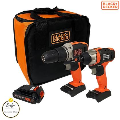 Imagem de Parafusadeira De Impacto 1/4 + Furadeira 3/8 De Impacto Biv.