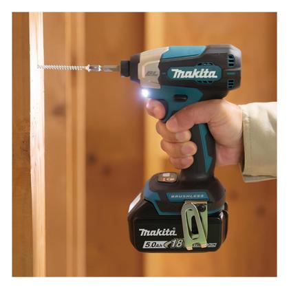 Imagem de Parafusadeira de impacto lxt makita 18v à bateria dtd157z 