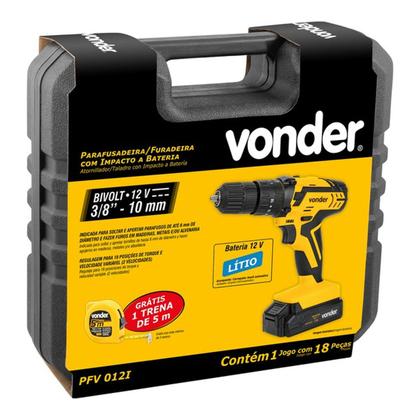 Imagem de Parafusadeira e Furadeira 12V 3/8" PFV012I com Impacto Bivolt