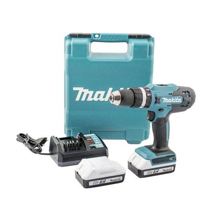 Imagem de Parafusadeira e Furadeira 13mm Com 2 Baterias e Carregador 18V - HP488DWE - Makita