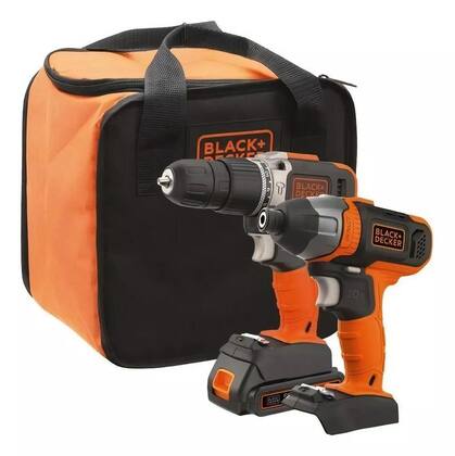 Imagem de Parafusadeira e Furadeira Black Decker BCK21S1S Bivolt