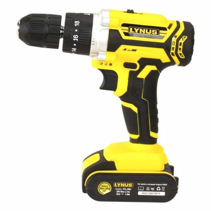 Imagem de Parafusadeira e Furadeira Com Impacto Com Maleta Lynus 20v BIVOLT PFL-20CI 127/220