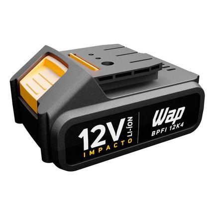 Imagem de Parafusadeira E Furadeira De Impacto 12V Wap Bpfi 12K4 + Kit Bits e Brocas