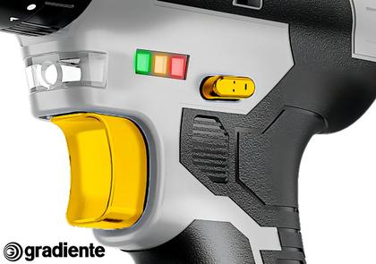 Imagem de Parafusadeira E Furadeira De Impacto 3/8 Gradiente Gpb21vx 2 Baterias 2000 Mah Bivolt